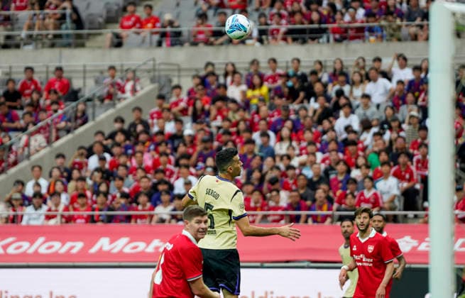 June 7, 2026, Seoul, Mapo-Gu, South Korea: The first half of the Ã¢â‚¬oe2026 Champions Impact in SeoulÃ¢â‚¬Â kicked off on June 6 at the Seoul World Cup Stadium in Mapo, Seoul. The match between the BaroÂßa Legends and the Reds Legends was as intense as a game between professional soccer players. 2026 Champions Impact In Seoul: First Half  - ZUMAk199 0858505111st Copyright: xKimxDohyeonx