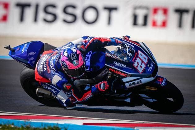 Qualifying of MotoGP Grand Prix of Hungary at the Balaton Park circuit, Balaton, Hungary. June 06 2026 In picture: Moto2 Izan Guevara Clasificacion del Gran Premio de MotoGP de Hungria en el Circuito Balaton Park de Balaton, Hungria, 06 de Junio de 2026 POOL MotoGP.com Cordon Press Images will be for editorial use only. Mandatory credit: MotoGP.com Cordon Press Cordon Press 