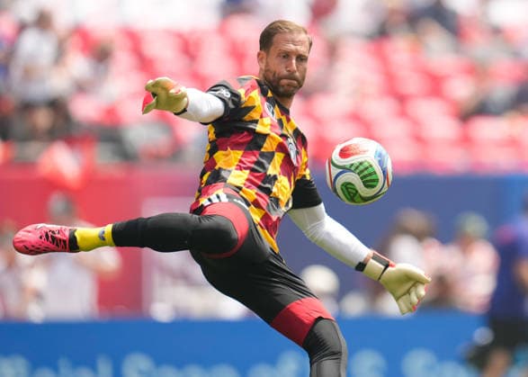 Oliver Baumann (Deutschland, 12) vor dem Spiel USA, United States vs Deutschland, Internationaler Fussball, Freundschaftsspiel, 06.06.2026 USA, United States vs Deutschland, Internationaler Fussball, Freundschaftsspiel, 06.06.2026 Chicago