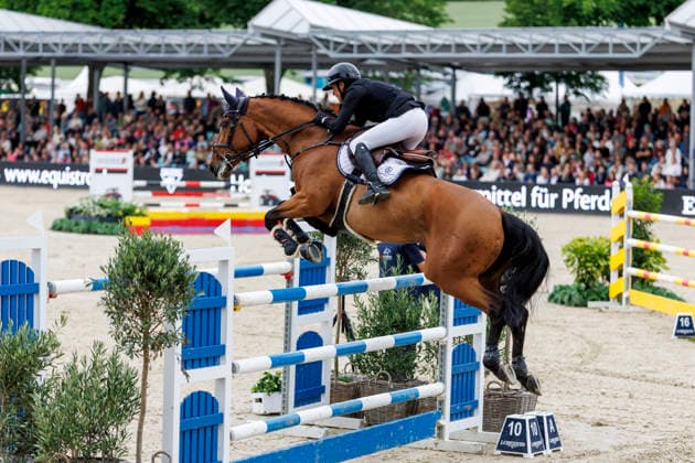 BALVE - LONGINES Balve Optimum 2026, BALVE - LONGINES Balve Optimum 2026 BAUR Simone (GER), Quel Reve CHAMPIONAT VON BALVE präsentiert von E-Holding GmbH, Wocklum Gruppe und Paul Müller GmbH Int. Springprüfung mit Stechen (1.45 m) DIETER GRAF LANDSBERG-VELEN GEDÄCHTNISPREIS Balve, Reitanlage Schloss Wocklum 06. June 2026 -
