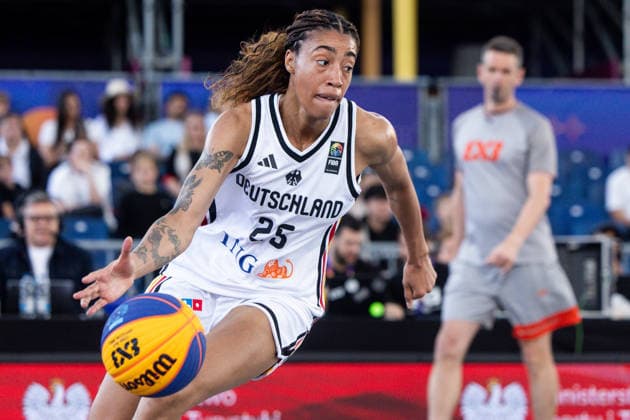 FIBA 3x3 World Cup Ama Degbeon during FIBA 3x3 World Cup Germany vs Azerbaijan match in Warsaw, Poland, on June 6, 2026 Warsaw Poland  Copyright: xFotoxOlimpikx originalFilename:jastrzebowski-fiba3x3w260606_nppbk.jpg