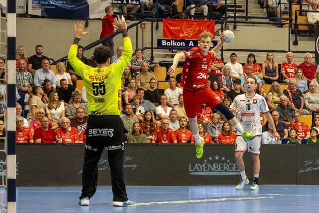 2. HBL (Handball-Bundesliga), Saison 2025 26, 34. Spieltag: Eulen Ludwigshafen gegen TV 05 07 Hüttenberg