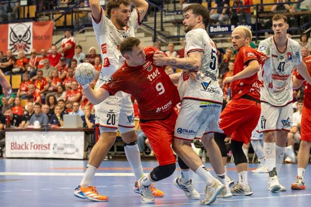 2. HBL (Handball-Bundesliga), Saison 2025 26, 34. Spieltag: Eulen Ludwigshafen gegen TV 05 07 Hüttenberg