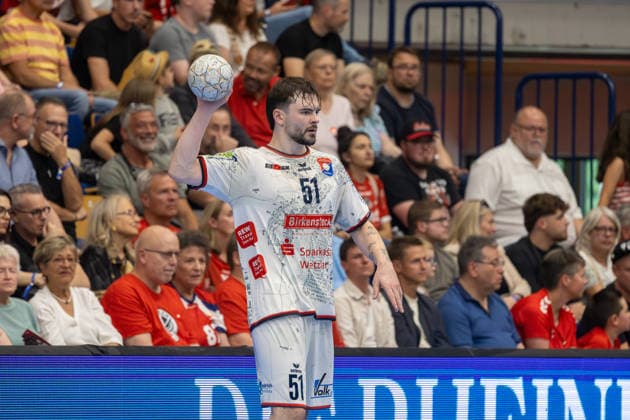 2. HBL (Handball-Bundesliga), Saison 2025 26, 34. Spieltag: Eulen Ludwigshafen gegen TV 05 07 Hüttenberg