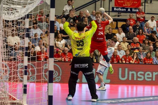2. HBL (Handball-Bundesliga), Saison 2025 26, 34. Spieltag: Eulen Ludwigshafen gegen TV 05 07 Hüttenberg