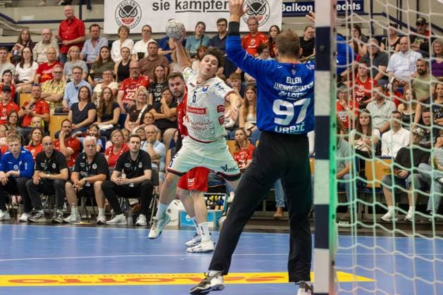 2. HBL (Handball-Bundesliga), Saison 2025 26, 34. Spieltag: Eulen Ludwigshafen gegen TV 05 07 Hüttenberg