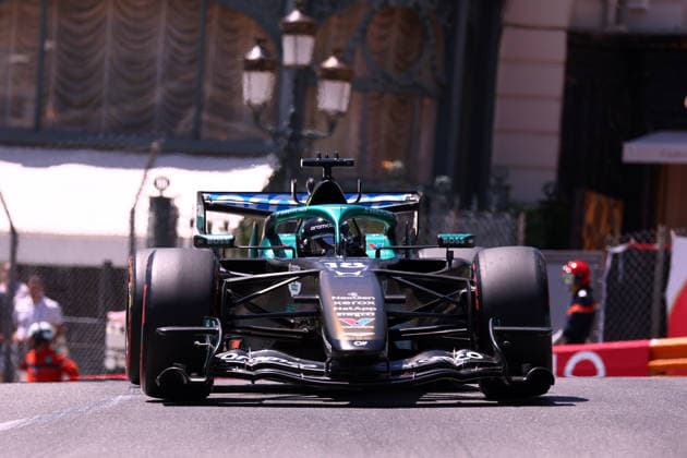 F1 Gran Prix of Monaco Lance Stroll of Aston Martin Aramco Honda on track during qualifying for the F1 Grand Prix of Monaco at Monte-Carlo Circuit on June 6, 2026 in Montecarlo, Monaco. Monaco Monte-Carlo Monaco Copyright: xMarcoxCanonierox