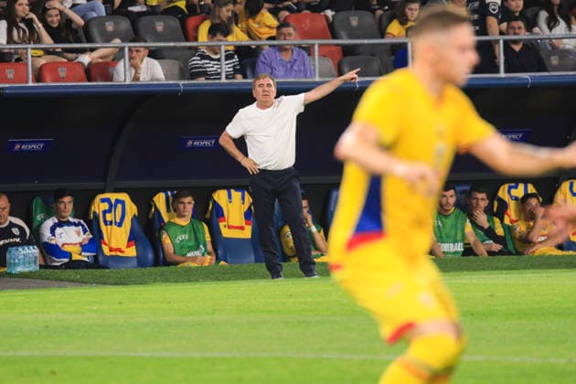 Saturday, 6 June 2026, Bucuresti, Romania, UEFA Friendly Matches, Romania vs Wales Steaua Bucharest Stadium, Bucuresti Coach Gheorghe Hagi shouts instructions to players