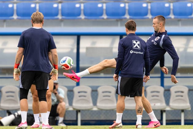 SOCCER - FIFA World Cup, WM, Weltmeisterschaft, Fussball 2026, preview SANTA BARBARA,CALIFORNIA,USA,06.JUN.26 - SOCCER - FIFA World Cup 2026, USA, Mexico, Canada, preview, Oesterreichischer Fussball-Bund, training team AUT. Image shows Sasa Kalajdzic (AUT).  GEPAxpictures xArminxRauthner