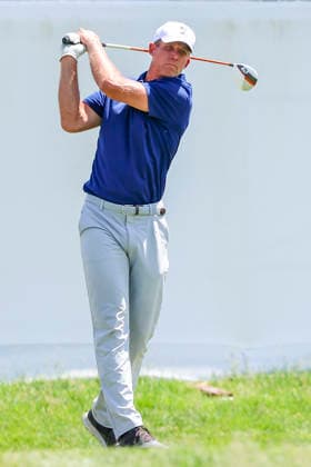 MADISON, WI - JUNE 06: Former Green Bay Packer wide receiver Jordy Nelson tees off during the celebrity foursome round of the PGA, Golf Herren Tour Champions American Family Insurance Championship golf tournament on June 6, 2026 at TPC Wisconsin Golf Course in Madison, WI. (Photo by Lawrence Iles Icon Sportswire) GOLF: JUN 06 PGA TOUR Champions American Family Insurance Championship EDITORIAL USE ONLY Icon2606060212