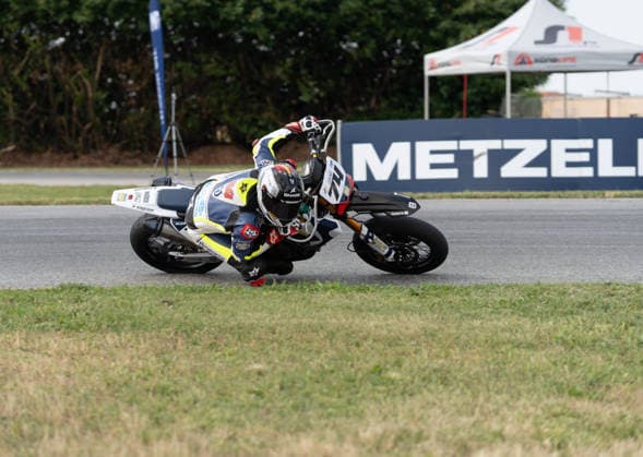 IPA85410328 - Gourdon Rafael Alex (ESP) - Husqvarna during FIM Supermoto World Championship, WM, Weltmeisterschaft 2026 - Grand Prix of Piemonte, Supermoto race in Busca, Italy, June 06 2026  Copyright: xSilvanoxMarcoxCesario IPAxSportx xx 85410328