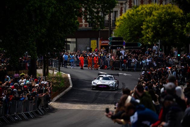 24 HEURES DU MANS 2026 - CITY CENTRE PARADE 62 AL-KHELAIFI Abdulla (qat), HANSES Julian (ger), ALESI Giuliano (fra), Team Qatar by Iron Lynx, Mercedes-AMG LMGT3 62, LM GT3, action during the City Center Parade of the 24 Hours of Le Mans 2026, 3rd round of the 2026 FIA World Endurance Championship, on June 6, 2026 in Le Mans, France - Le MansFrance  Copyright: xMariusxHeckerx