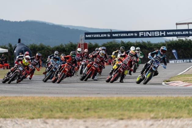 IPA85410329 - Line up during FIM Supermoto World Championship, WM, Weltmeisterschaft 2026 - Grand Prix of Piemonte, Supermoto race in Busca, Italy, June 06 2026  Copyright: xSilvanoxMarcoxCesario IPAxSportx xx 85410329
