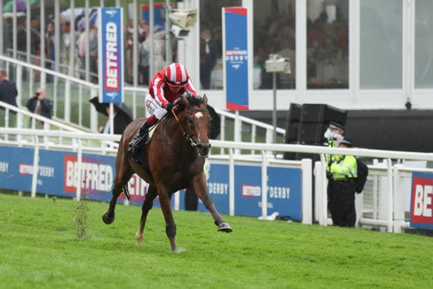 Bay City Roller (J. Oisin Murphy T. George Scott) wins the Coolmore Coronation Cup during The Derby Meeting at Epsom Racecourse, Epsom, UK on 6 June 2026. Copyright: xKenxSparksx 45050060