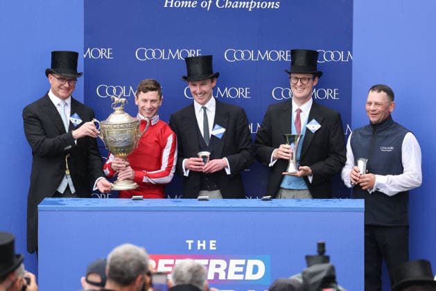 Bay City Roller (J. Oisin Murphy T. George Scott) wins the Coolmore Coronation Cup during The Derby Meeting at Epsom Racecourse, Epsom, UK on 6 June 2026. Copyright: xKenxSparksx 45050081