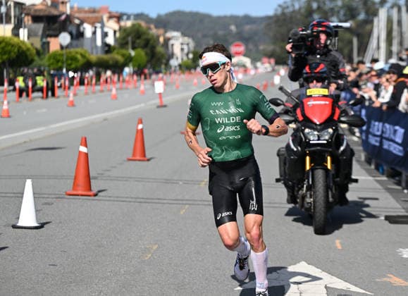 Sokin Escape From Alcatraz Triathlon - T100 San Francisco 2026 SAN FRANCISCO, CA - JUNE 6: Reigning T100 men’s champion Hayden Wilde wins third place during The Sokin Escape From Alcatraz Triathlon at Marina Blvd in San Francisco, California, United States on June 6, 2026. Tayfun Coskun Anadolu California United States. Editorial use only. Please get in touch for any other usage.  Copyright: x2026xAnadoluxTayfunxCoskunx