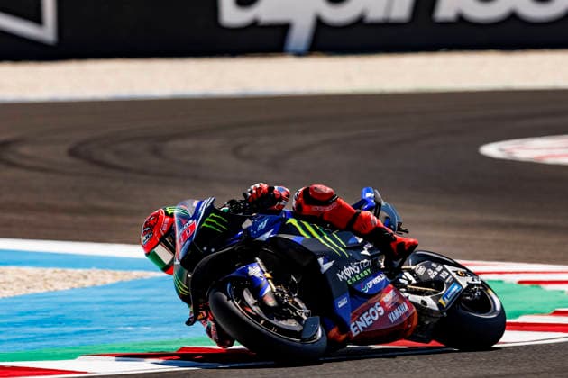 MotoGP of Hungary - Sprint & Qualifying Number 20 Monster Energy Yamaha MotoGP rider Fabio Quartararo during qualifying at the 2026 Grand Prix of Hungary. Balatonfokajar, Balatonfokajar Hungary  Copyright: xStephenxBlackberryx originalFilename:blackberry-2026gran260606_npcA3.jpg