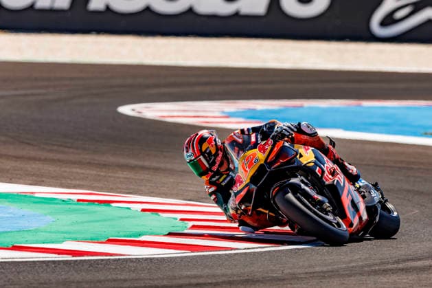 MotoGP of Hungary - Sprint & Qualifying Number 12 Red Bull KTM Tech3 rider Maverick Vinales participates in qualifying at the 2026 Grand Prix of Hungary. Balatonfokajar, Balatonfokajar Hungary  Copyright: xStephenxBlackberryx originalFilename:blackberry-2026gran260606_np5pC.jpg