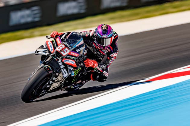 MotoGP of Hungary - Sprint & Qualifying Number 89 Aprilia Racing rider Jorge Martin during qualifying at the 2026 Grand Prix of Hungary. Balatonfokajar, Balatonfokajar Hungary  Copyright: xStephenxBlackberryx originalFilename:blackberry-2026gran260606_npQs0.jpg