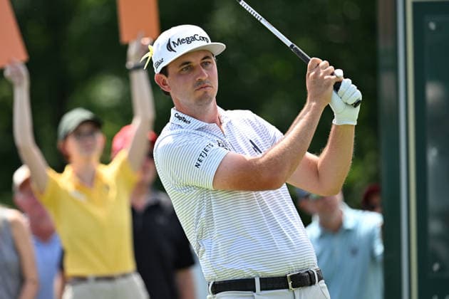 PGA, Golf Herren 2026: The Memorial Tournament Third Round JUN 6 June 6, 2026: J.T. Poston (USA) drives off the first tee during the third round of the Memorial Tournament in Dublin, Ohio. Brent Clark Cal Media (Credit Image: Â Brent Clark Cal Sport Media) Dublin Oh USA EDITORIAL USE ONLY Copyright: xx ZUMA-20260606_zma_c04_005.jpg BrentxClarkx csmphotothree493312
