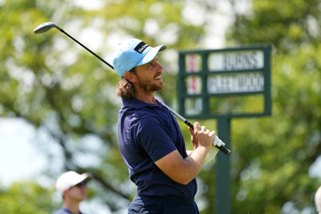 DUBLIN, OH - JUNE 06: Tommy Fleetwood of England plays his shot from the first tee during third round of the Memorial Tournament on June 06, 2026 at the Muirfield Village Golf Club in Dublin, Ohio. (Photo by Jason Mowry Icon Sportswire) GOLF: JUN 06 PGA, Golf Herren the Memorial Tournament presented by Workday EDITORIAL USE ONLY Icon260606047