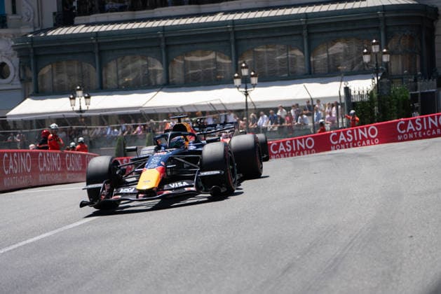 F1 Grand Prix of Monaco - Qualifying Max Verstappen of Oracle Red Bull Racing participates in Formula 1 Free Practice 3 ahead of the Monaco Grand Prix Qualifying session at the Circuit de Monaco in Monte Carlo, Monaco, on June 6, 2026. Monte Carlo Monaco  Copyright: xVietxTranx originalFilename:tran-notitle260604_npQ0i.jpg