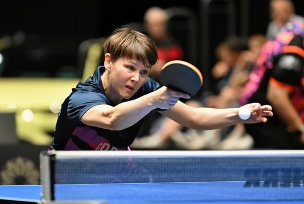 Nina Mittelham vom ttc berlin eastside steht im DM-Halbfinale Nina Mittelham vom ttc berlin eastside steht im DM-Halbfinale - LOTTO Thüringen TT-Finals 2026 in Erfurt. Deutsche Meisterschaften der Damen und Herren am 6. Juni 2026 in der Messe Erfurt. Erfurt Messe Erfurt Thüringen Deutschland