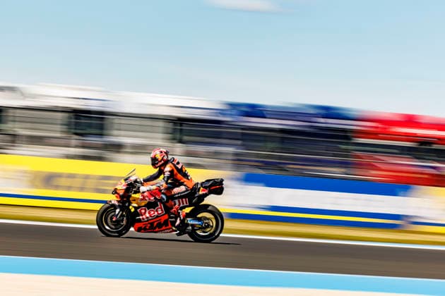 MotoGP of Hungary - Sprint & Qualifying Number 12 Red Bull KTM Tech3 rider Maverick Vinales participates in qualifying at the 2026 Grand Prix of Hungary. Balatonfokajar, Balatonfokajar Hungary  Copyright: xStephenxBlackberryx originalFilename:blackberry-2026gran260606_npyYf.jpg