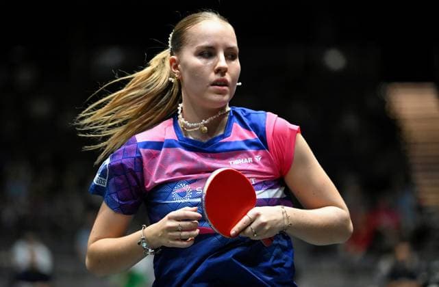 Titelverteidigerin Annett Kaufmann (SV DJK Kolbermoor) zieht erneut in das DM-Halbfinale der Damen ein - Titelverteidigerin Annett Kaufmann (SV DJK Kolbermoor) zieht erneut in das DM-Halbfinale der Damen ein - LOTTO Thüringen TT-Finals 2026 in Erfurt. Deutsche Meisterschaften der Damen und Herren am 6. Juni 2026 in der Messe Erfurt. Erfurt Messe Erfurt Thüringen Deutschland