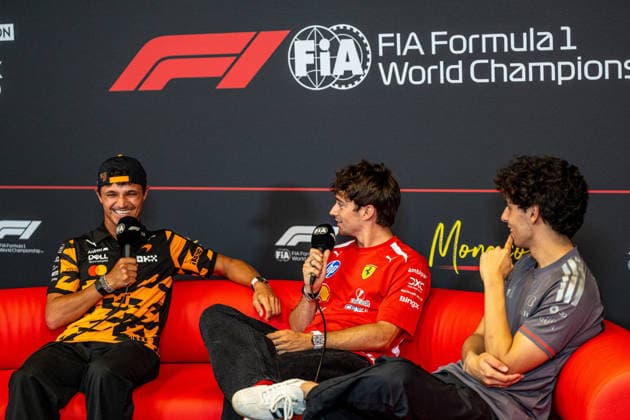 1 Lando Norris (GBR) McLaren Mastercard F1 Team (GBR) MCL40A Mercedes during the previews of Formula 1 Louis Vuitton Grand Prix of Monaco at Circuit de Monaco on June 04, 2026 in Monaco. (Photo by Ian Bundey Eurasia Images) Monaco Circuit de Monaco Monte Carlo Monaco