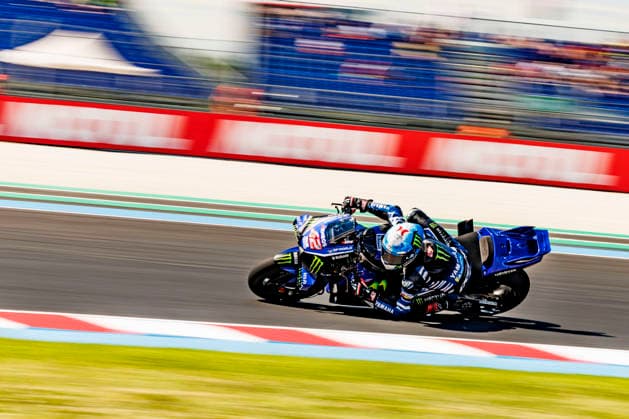 MotoGP of Hungary - Sprint & Qualifying Number 42 Monster Energy Yamaha MotoGP rider Alex Rins during qualifying at the 2026 Grand Prix of Hungary. Balatonfokajar, Balatonfokajar Hungary  Copyright: xStephenxBlackberryx originalFilename:blackberry-2026gran260606_npAP4.jpg