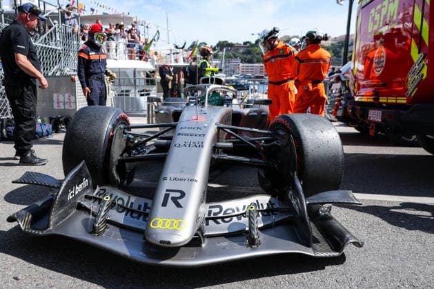 IPA85413102 - Gabriel Bortoleto of Brazil and Audi Revolut F1 Team R26 (5) seen during F1 Grand Prix of Monaco 2026 - Pole Position at Circuit de Monaco in Monte-Carlo, Monaco  Copyright: xFabrizioxCarabelli IPAxSportx xx 85413102
