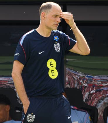 06 June 2026 - England v New Zealand - Pre World Cup Friendly - Raymond James Stadium - Tampa - Florida - USA. England v New Zealand - Pre World Cup Friendly - Raymond James Stadium - Tampa - Florida - USA. England Manager Thomas Tuchel. Picture : Mark Pain TAMPA USA  Copyright: xMarkxPainx
