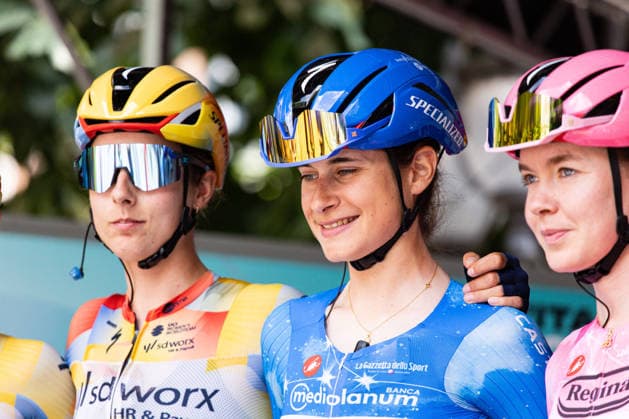 37th Giro d Italia Women 2026 - Stage 8 Valentina Cavallar of TEAM SD WORX - PROTIME wears the Blue Jersey during Stage 8 of the 37th Giro d Italia Women, a 106km stage from Rivoli to Sestriere, in Italy, on June 6, 2026. Rivoli Italy  Copyright: xTommasoxBerardix originalFilename:berardi-37thgiro260606_npH1a.jpg