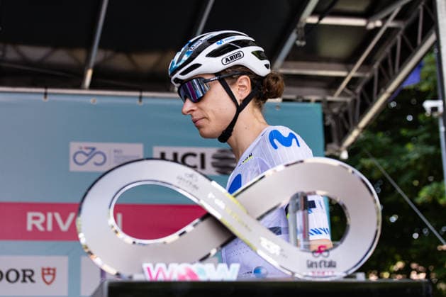 37th Giro d Italia Women 2026 - Stage 8 Marlen Reusser of MOVISTAR TEAM competes during Stage 8 of the 37th Giro d Italia Women, a 106km stage from Rivoli to Sestriere, in Italy, on June 6, 2026. Rivoli Italy  Copyright: xTommasoxBerardix originalFilename:berardi-37thgiro260606_npvc4.jpg