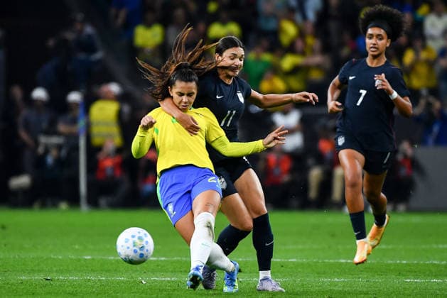 Action during a women’s football International Friendly, Länderspiel, Nationalmannschaft between Brazil and USA at Neo Química Arena, in São Paulo, Brazil  Copyright: xRobertoxCasimirox xSPPx Sportspressphoto_SPR162191