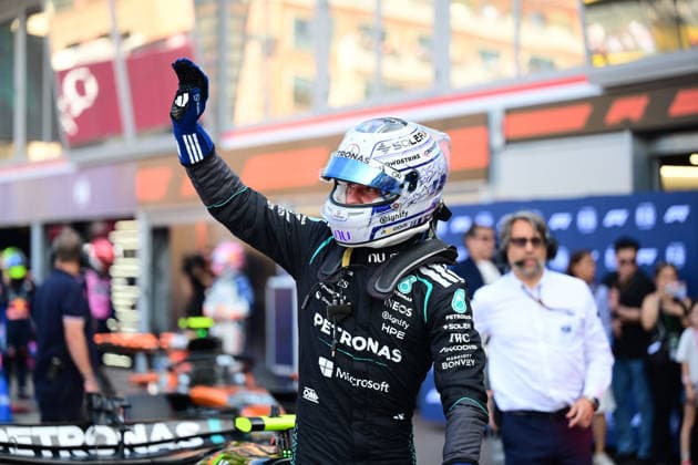 F1 Grand Prix of Monaco - Qualifying Andrea Kimi Antonelli of the Mercedes-AMG Petronas F1 Team celebrates his pole position during the qualifying session of the Monaco Grand Prix at Circuit de Monaco in Monaco Ville, Monaco, on June 6, 2026. Monaco Ville Monaco Ville Monaco  Copyright: xAndreaxDiodatox originalFilename:diodato-monacogp260606_npC37.jpg