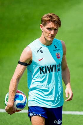 World Cup 2026 Greensboro , USA 20260606 Norways Martin Odegaard during a training session with the Norwegian mens national football team at The University of North Carolina Greensboro UNCG Photo Fredrik Varfjell NTB Greensboro USA EDITORIAL USE ONLY RESTRICTED USE FOR BETTING COMPANIES  Copyright: xFredrikxVarfjellx xNTBx