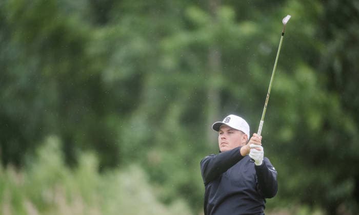 KLM Open 2026 - Day Three Sami Valimaki of Finland plays his second shot from the fairway of the 16th hole during the third round of the KLM Open at The International in Amsterdam, Netherlands, on June 6, 2026. Amsterdam Netherlands  Copyright: xAndyxAstfalckx originalFilename:astfalck-klmopenr260606_npyRY.jpg