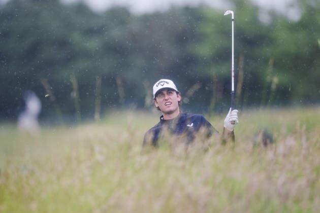 KLM Open 2026 - Day Three Renato Paratore of Italy plays his second shot from the fairway of the 16th hole during the third round of the KLM Open at The International in Amsterdam, Netherlands, on June 6, 2026. Amsterdam Netherlands  Copyright: xAndyxAstfalckx originalFilename:astfalck-klmopenr260606_np7az.jpg