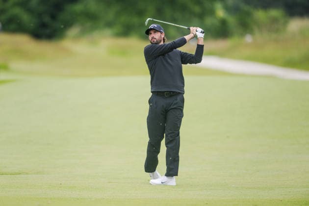 KLM Open 2026 - Day Three Frederic Lacroix of France plays his second shot from the fairway of the 16th hole during the third round of the KLM Open at The International in Amsterdam, Netherlands, on June 6, 2026. Amsterdam Netherlands  Copyright: xAndyxAstfalckx originalFilename:astfalck-klmopenr260606_np6XG.jpg
