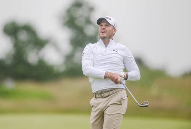 KLM Open 2026 - Day Three Danny Willett of England plays his second shot from the fairway of the 16th hole during the third round of the KLM Open at The International in Amsterdam, Netherlands, on June 6, 2026. Amsterdam Netherlands  Copyright: xAndyxAstfalckx originalFilename:astfalck-klmopenr260606_npZxu.jpg