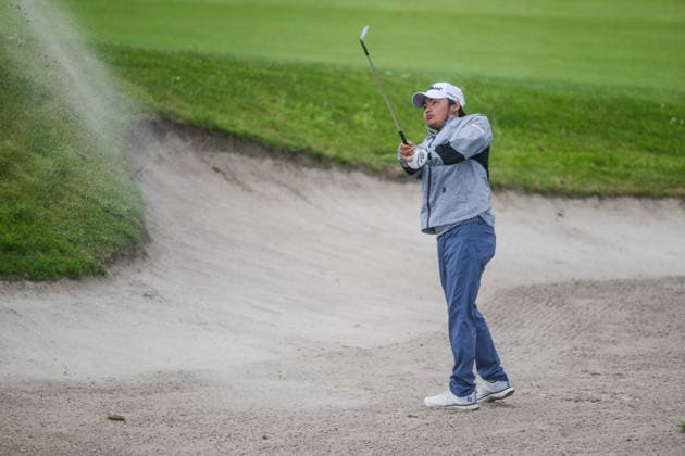 KLM Open 2026 - Day Three Kazuma Kobori of New Zealand plays his second shot from the bunker of the 16th hole during the third round of the KLM Open at The International in Amsterdam, Netherlands, on June 6, 2026. Amsterdam Netherlands  Copyright: xAndyxAstfalckx originalFilename:astfalck-klmopenr260606_npyQq.jpg