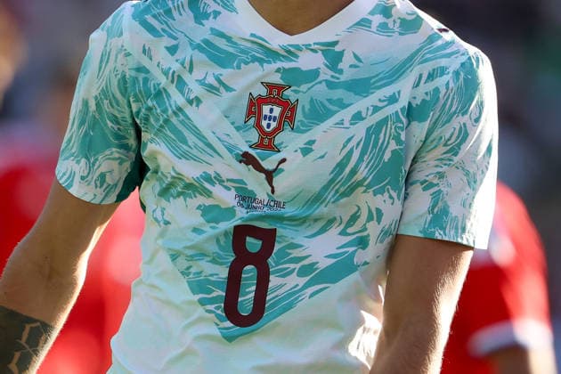 Portugal jersey during the International Friendly, Länderspiel, Nationalmannschaft match between Portugal and Chile at Estadio Nacional do Jamor on June 6, 2026, in Oeiras, Portugal. The match serves as preparation for the 2026 FIFA World Cup, WM, Weltmeisterschaft, Fussball in the United States. Copyright: JoaquimxFerreira