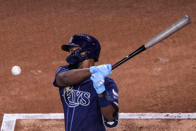 MLB, Baseball Herren, USA - Miami Marlins vs Tampa Bay Rays Tampa Bay Rays Third Baseman Junior Caminero in action during the Major League Baseball (MLB) game between the Miami Marlins and the Tampa Bay Rays in Miami, Florida, USA, 06 June 2026. MIAMI FLORIDA United States  Copyright: xCRISTOBALxHERRERA-ULASHKEVICHx