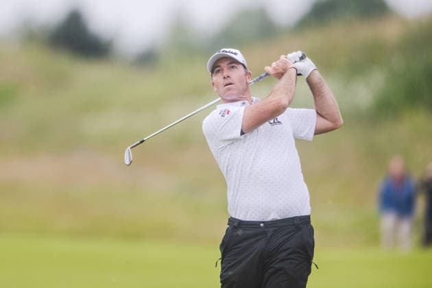 KLM Open 2026 - Day Three Julien Guerrier of France plays his second shot from the fairway of the 16th hole during the third round of the KLM Open at The International in Amsterdam, Netherlands, on June 6, 2026. Amsterdam Netherlands  Copyright: xAndyxAstfalckx originalFilename:astfalck-klmopenr260606_npAUS.jpg