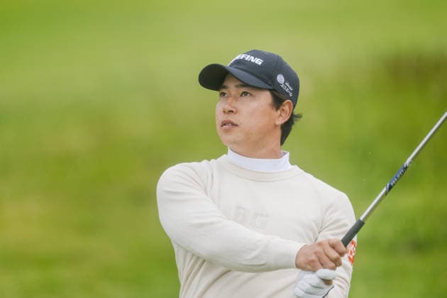 KLM Open 2026 - Day Three Yuto Katsuragawa of Japan plays his second shot from the fairway of the 16th hole during the third round of the KLM Open at The International in Amsterdam, Netherlands, on June 6, 2026. Amsterdam Netherlands  Copyright: xAndyxAstfalckx originalFilename:astfalck-klmopenr260606_npMyW.jpg