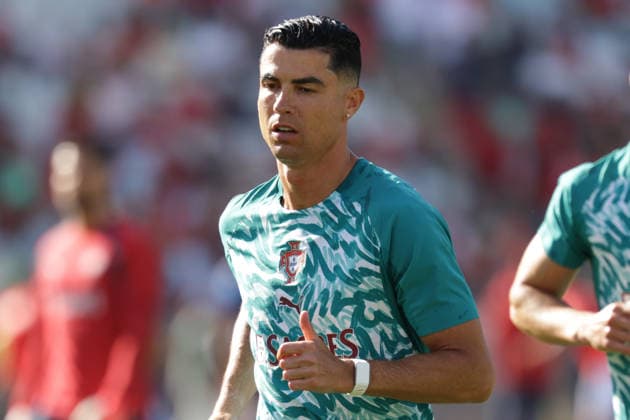 Friendly match Portugal - Chile, at Estadio Nacional do Jamor city of Oeiras - Portugal, June 6, 2026, Oeiras, Portugal. Cristiano Ronaldo (Portugal ,7) Copyright: HMBxMedia FernandoxSoares