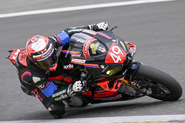 MOTO : 8Heures de Spa-Francorchamps - championnat FIM EWC 2026 - 06 06 2026 49 Revo M2 (ITA) Aprilia Rsv4 1100 Factory (SST) driven by KÃ vin Calia (ITA) Simone Saltarelli (ITA) Flavio Ferroni (ITA), during the 8H Spa Motos, the second round of the 2026 FIM EWC Championship, on the Spa-Francorchamps circuit in Francorchamps, Belgium, from June 5 to 6, 2026. FRANCORCHAMPSBelgium  Copyright: xMPSxAGENCYx
