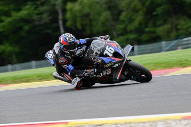 MOTO : 8Heures de Spa-Francorchamps - championnat FIM EWC 2026 - 06 06 2026 76 Autorace Ube Racing Team (JPN) Bmw M 1000 Rr (EWC) driven by Naomichi Uramoto (JPN) Sylvain Guintoli (FRA) Hannes Soomer (EST), during the 8H Spa Motos, the second round of the 2026 FIM EWC Championship, on the Spa-Francorchamps circuit in Francorchamps, Belgium, from June 5 to 6, 2026. FRANCORCHAMPSBelgium  Copyright: xMPSxAGENCYx